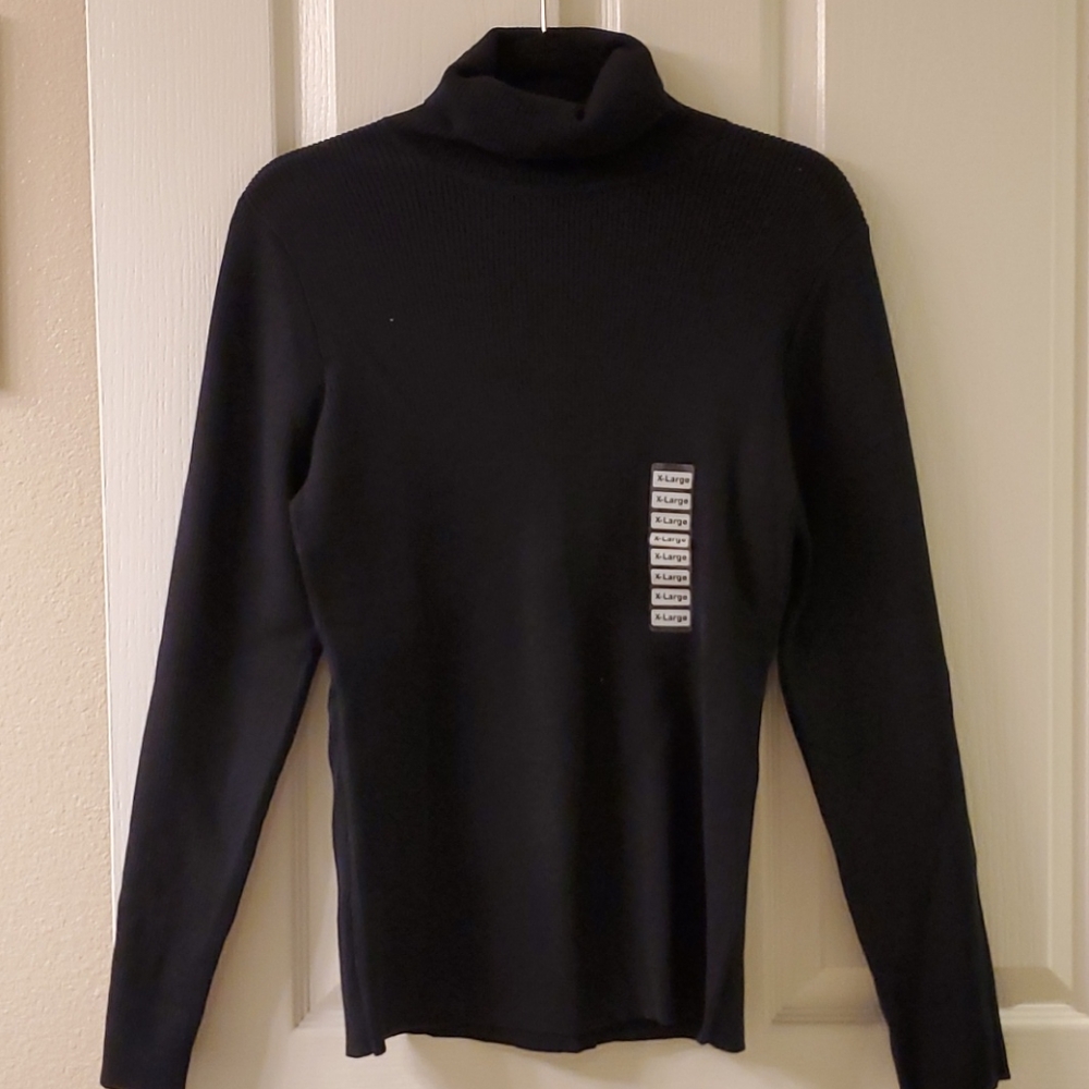 NWT black turtleneck.